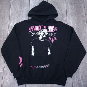 Machine Gun Kelly Black & Pink Hooded Sweatshirt